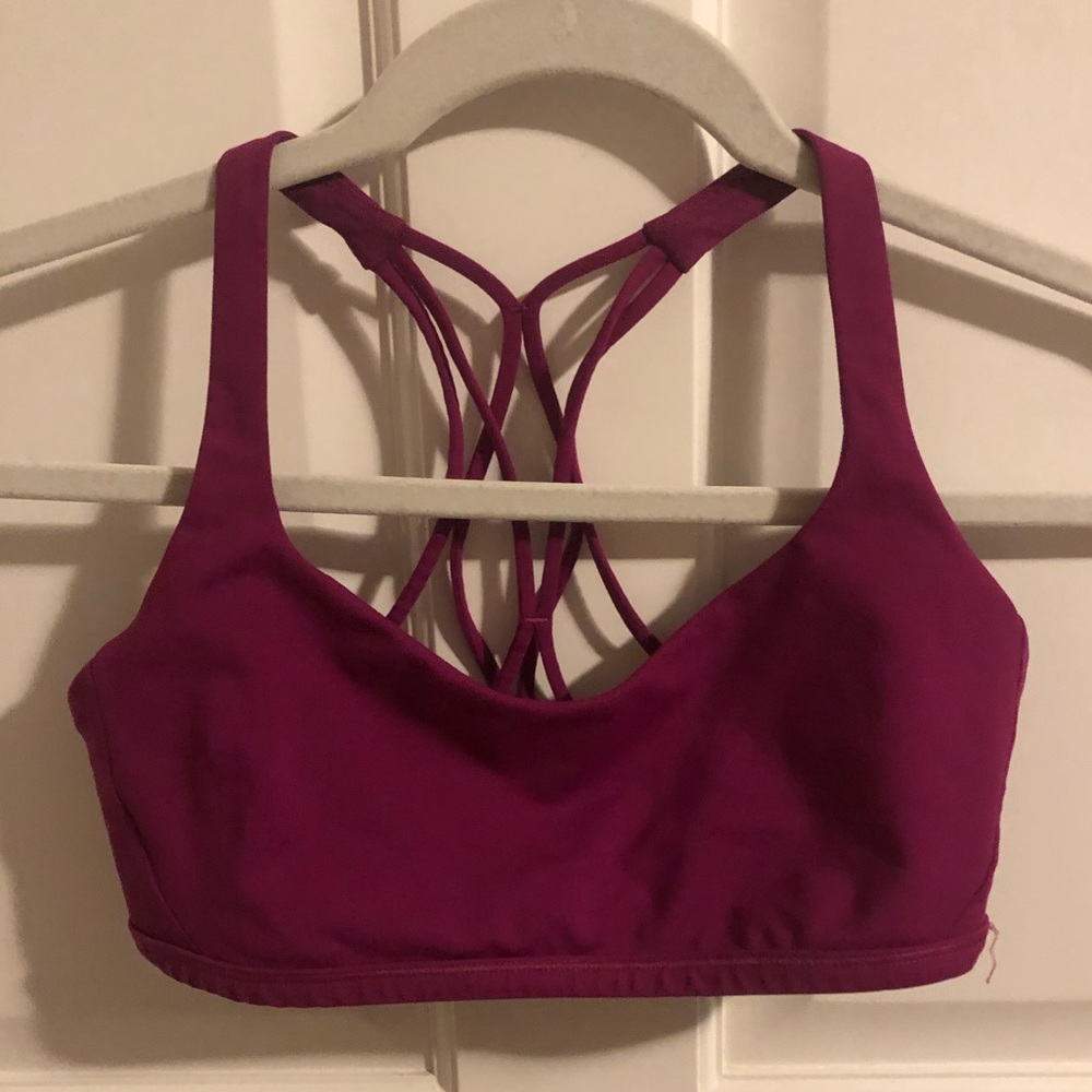Lululemon Magenta Sports Bra Size 6